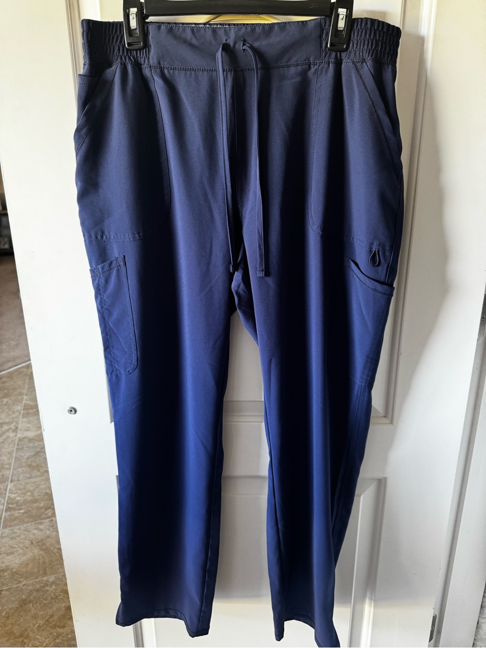 Scrubstar Navy Cargo Scrub Pants with Drawstring Waist